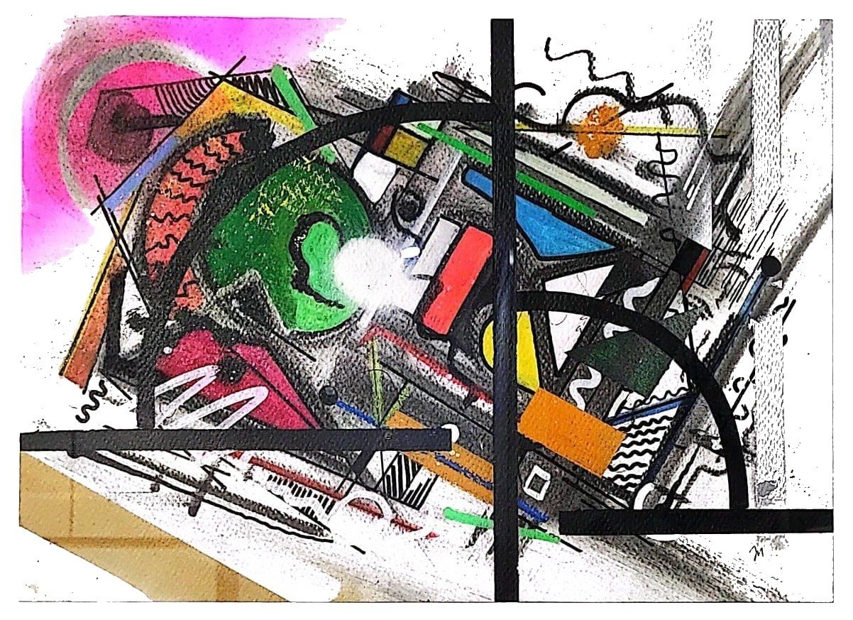 Obra El perdón, técnica mixta de Juan Miguel Benito